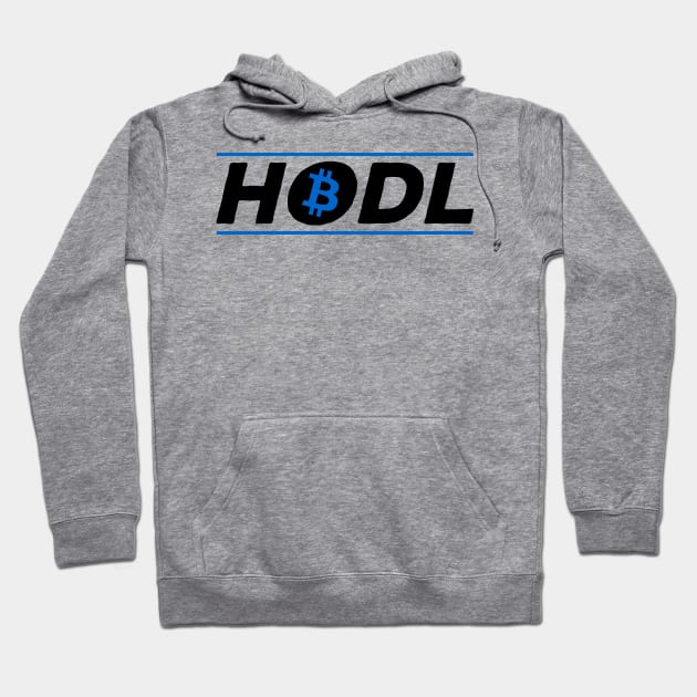 HODL Bitcoin Cryptocurrency Hold BTC Hoodie by theperfectpresents